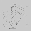 Трековый магнитный светильник Maytoni Focus LED TR103-1-12W4K-M-W