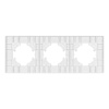 Рамка на 3 поста пластиковая Arlight FRM-PERIO-PL-3-GD 049757