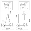 Подвесная люстра Odeon Light TOVI 4818/14