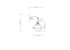 Бра Arte Lamp 7 A4577AP-1WG