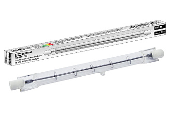 Лампа галогенная TDM Electric R7s 500W 2900K прозрачная SQ0341-0003