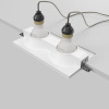 Встраиваемый светильник Maytoni Technical Gyps Modern DL129-GU10-02-W