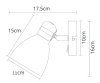 Спот Arte Lamp Fafnir A5047AP-1WH