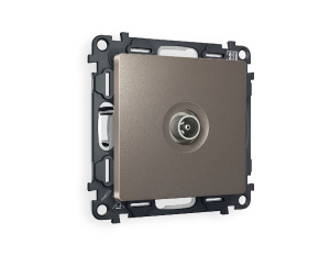 Комплект механизма TV розетки оконечной 50-870 MHz 1dB Ambrella Volt Alfa MA643010