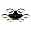 Потолочная светодиодная люстра iLedex Jomo FS-014-X6-(B) 72W BK