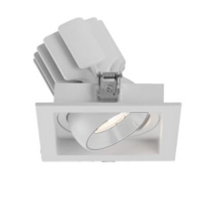 Встраиваемый карданный светильник Arlight MS-VORTEX-BUILT-S140x140-30W Warm3000 (WH-WH, 50 deg, 230V) (IP20 Металл) 057924