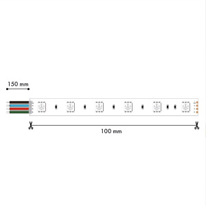 Светодиодная лента Favourite 24В SMD2835RGB 27Вт/м 4000K 5м IP20 2001-82720