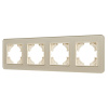 Рамка на 4 поста стеклянная Arlight FRM-OMALI-SFGS-4-GD 049719