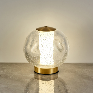 Настольная лампа Delight Collection OT2437-T brass/clear