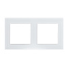 Рамка двухместная Arlight FRM-GLARE-GS-2-WH 043796