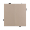 Механизм выключателя двухклавишный проходной Arlight SWT-TENDO-MKP2-PL-GD (230V, 10A) 054069