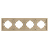 Рамка пластиковая на 4 поста Arlight FRM-TENDO-SFPL-4-GD 054663