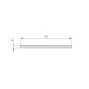 Полоса Arlight ARH-W30-3000 BLACK (Алюминий) 063287