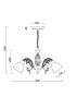 Подвесная люстра Myfar Maryse MR2721-5CP