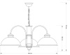 Подвесная люстра Kutek Lido LID-ZW-3 (P)