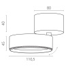 Накладной светильникAlta Pro Lightstar A5637SO