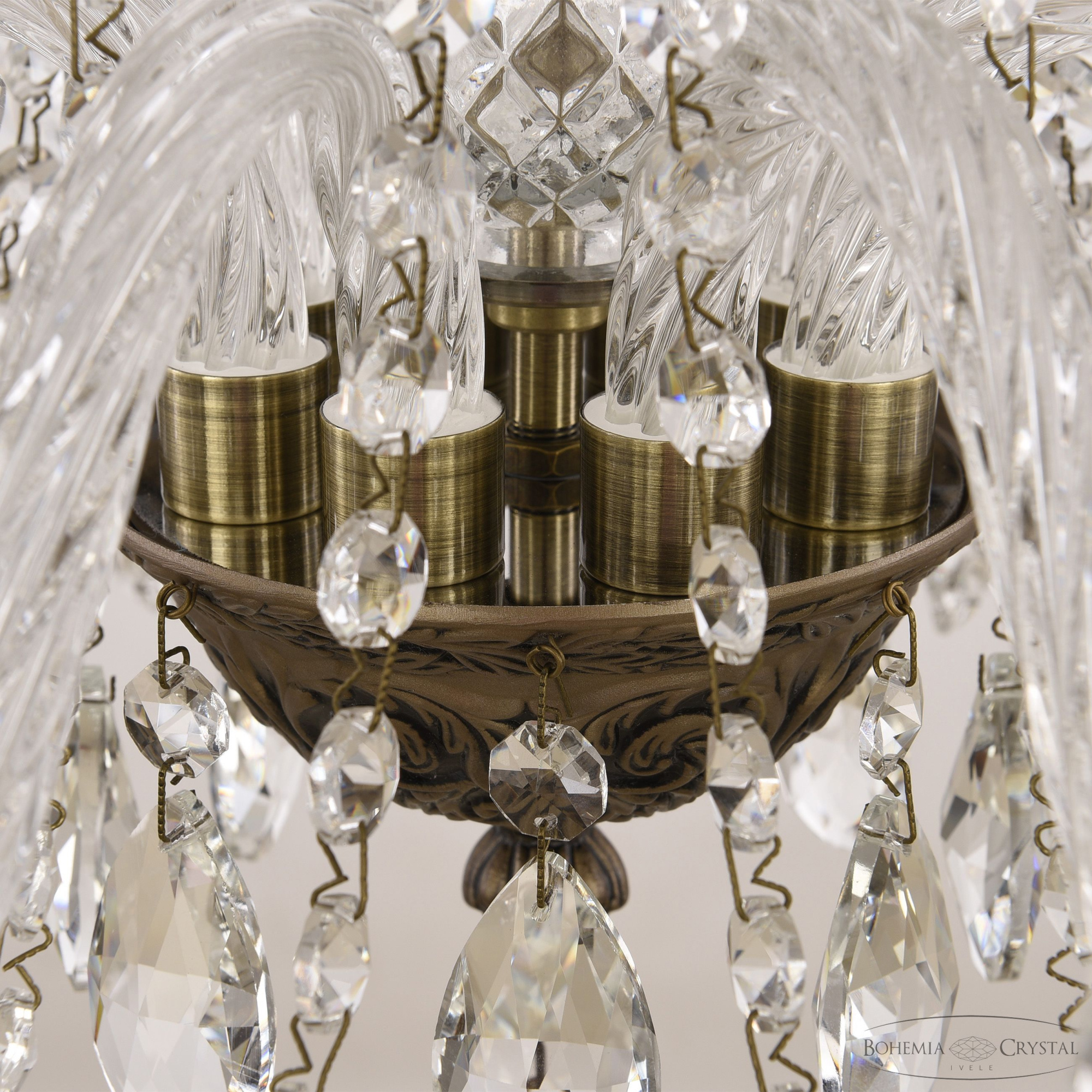 Подвесная люстра Bohemia Ivele Crystal AL16302/8/195 SGB