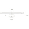 Подсветка для зеркал Arte Lamp Ronnie A8025AP-1GO