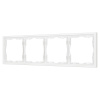 Рамка пластиковая Arlight FRM-NOBE-SFPL-4-WH 054223