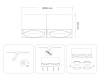Накладной светильник Ambrella Light GX Standard tech TN70875