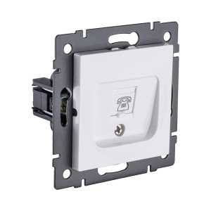 Розетка Ethernet RJ45 Cat.6, белый Kollinger REA-018WH для Aspekt, Eleganz, Reflex