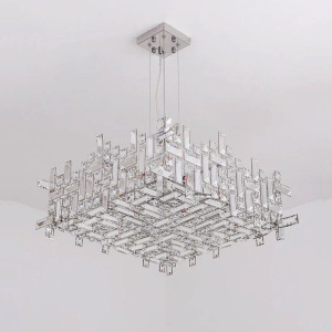 Подвесная люстра Delight Collection P7838-W50 chrome