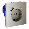 Розетка с USB, A+C Voltum S70 VLS040504 (шелк)