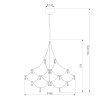 Подвесная люстра Bogate's Adit 90400 LED a072123