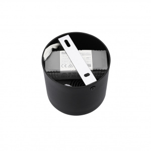 Накладной светильник iLedex Metrica 113-12W-D100-3000K-24DG-BK