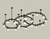 Комплект подвесного светильника Ambrella Light Techno Ring XR92222220 (A9222, A9227, C9233, C9242, C9238, C9232, N8445)