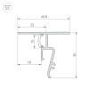 Профиль Arlight STRETCH-SHADOW-M-CEIL-2000 BLACK (A2-CONTOUR-PRO) 040703(1)