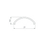 Экран Arlight ROUND-D36-360-2500 BLACK OPAL 050764