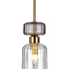 Подвесной светильник Escada Gloss 1141/1S Antique copper/Smoke/Clear