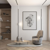 Трековый однофазный светильник Denkirs Smart Linear DK8015-BK
