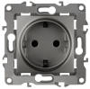 Розетка 2P+E Schuko со шторками Эра 12-2102-12 Б0019323