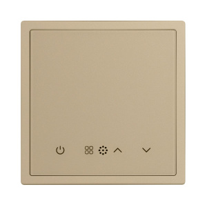 Терморегулятор эл тёплый пол золотой песок Arlight SWT-MTE-PL-GD (95-240V, 16A, датч пола + возд) 061901(1)