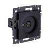 Розетка TV (папа), черный Kollinger REA-007BK для Aspekt, Eleganz, Reflex