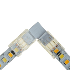 Соединитель угловой 10мм для CCT SMD ленты шириной 8 мм Feron LD172 52003