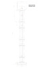 Торшер Divinare Volturn 1243/17 PN-45