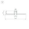 Алюминиевый профиль Arlight LINIA7-FANTOM-2000 ANOD 052377