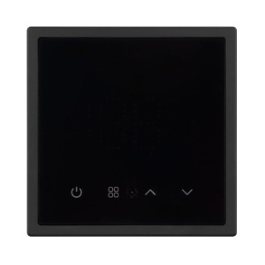 Терморегулятор эл тёплый пол черный оникс Arlight SWT-MTE-PL-BK (95-240V, 16A, датч пола + возд) 058345(1)