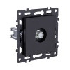 Розетка TV, черный Kollinger Asthetik AS-020BK