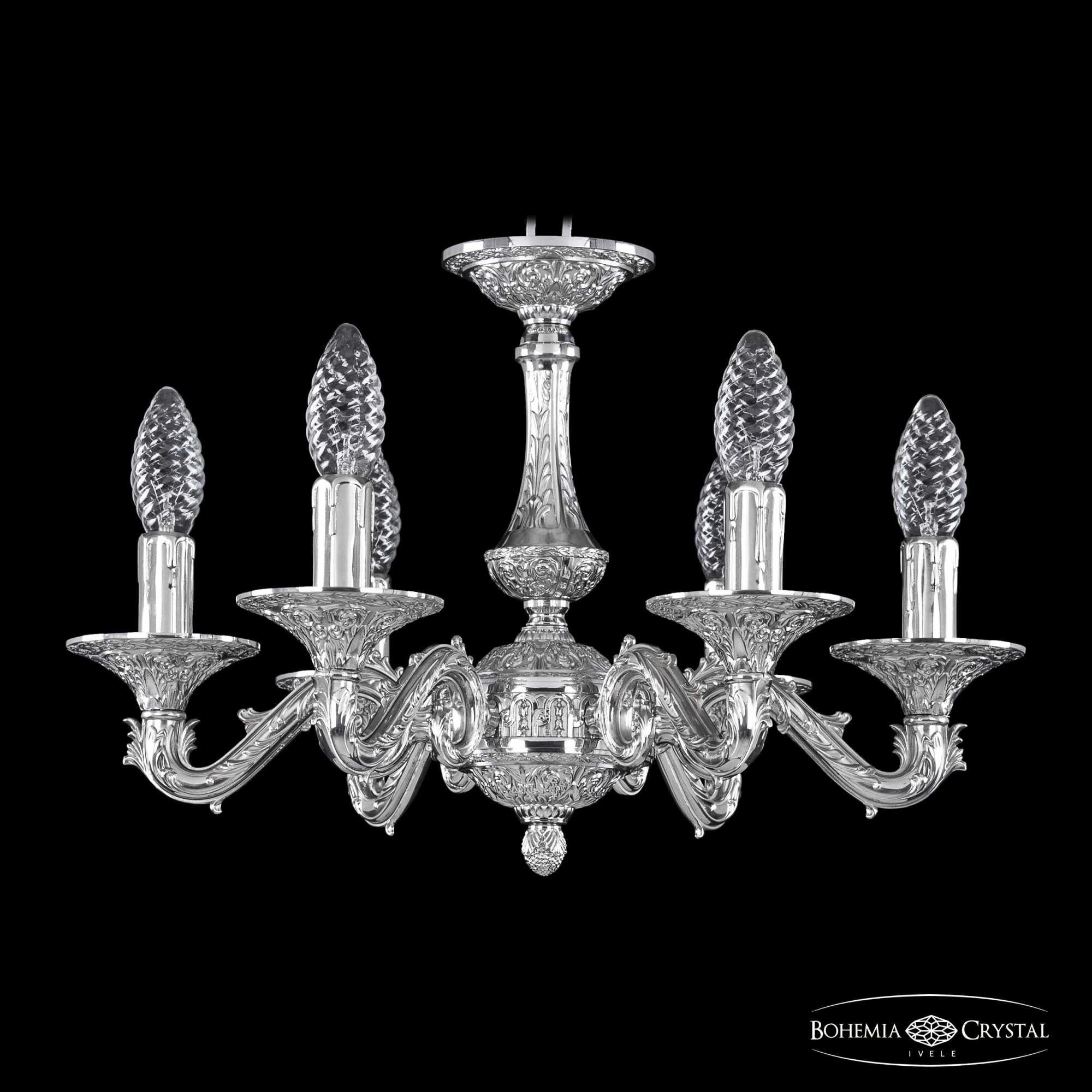 Подвесная люстра Bohemia Ivele Crystal Florence 71102/6/125 Ni