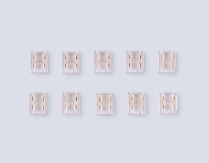 Соединитель прямой Ambrella Light Illumination COB 12/24V для лент 8/10mm (2 конт.) (10шт. в комплекте) GS6361