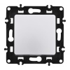 Переключатель одноклавишный перекрестный Arte Milano 217.34-1.silver