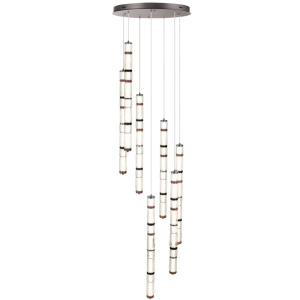 Каскадная люстра Odeon Light L-Vision Collier 5456/210L