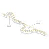 Грейзер Arlight DMX THOR-3D-F24-25x27mm 24V RGB (17 W/m, IP65, 1m, wire x2) 045257