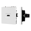 Механизм HDMI розетки Arlight SCT-NOBE-MHD1-SFPL-WH (Белый кварц) 061846
