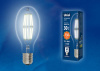 Лампа светодиодная филаментная (UL-00002988) Uniel E27 5W зеленый LED-G45-5W/GREEN/E27 GLA02GR