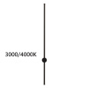 Настенный светильник Odeon Light Hightech Fillini 4335/18WLP